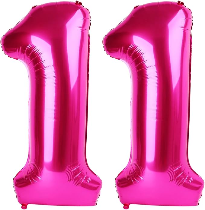 Hot Pink 11 Balloon by IWERP
