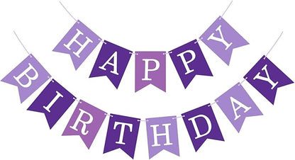 Happy Birthday Banner Sign, Birthday Garland Wall Door Banners Flag by Unknown