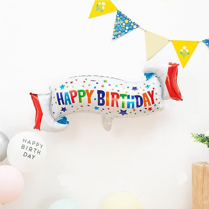 Happy Birthday Balloons Colorful Birthday Balloon Banner - Image 4