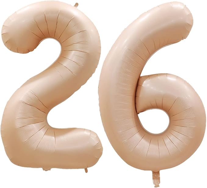 Number 26 Balloons for 26th Birthday Party Decorations, 42 Inch Jumbo Foil - Image 2
