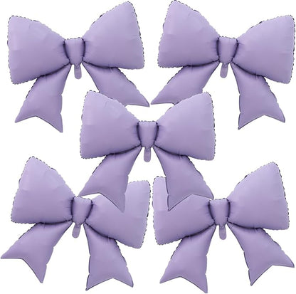 38 Inches Bow Balloon Purple by Vuzvuv