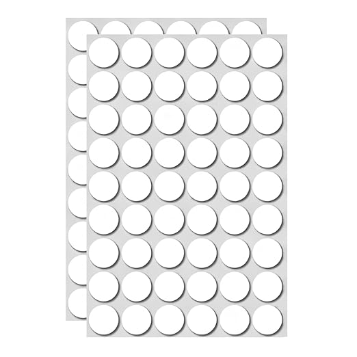 Glue Dots Double Sided 100 PCS, 1.18 Inch Clear Sticky Dots Removable Adhesive by Duccinp
