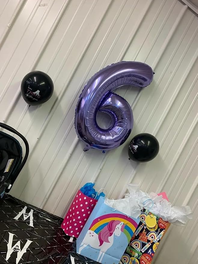 Purple 17 Balloon - Image 2
