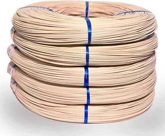 VFULIE 5PCS Basket Round Reeds #3 2mm 1-Pound Coil Basket Weaving Canes by VFULIE