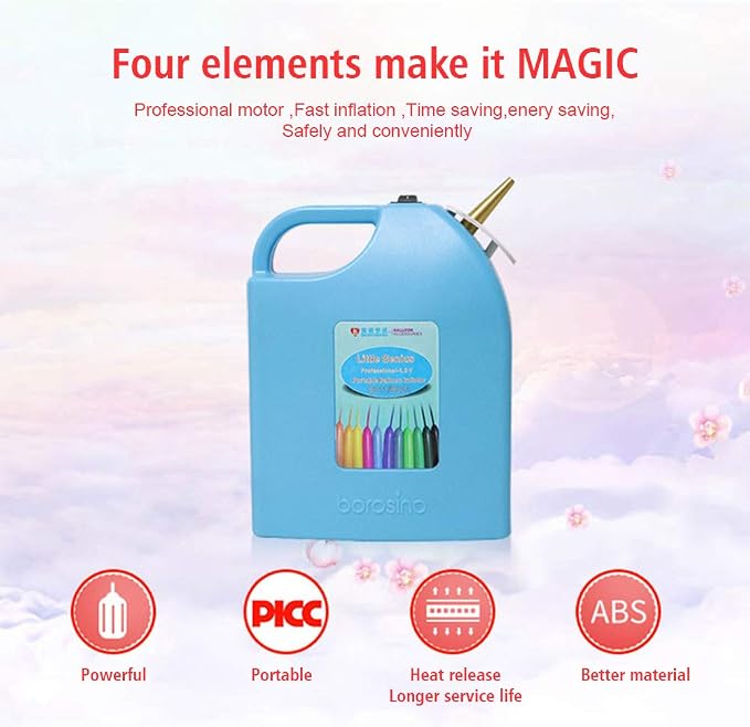 Portable Electric Balloon Inflator Electric Balloon Pump Rechargeable Twisting - Image 2