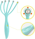 Scalp Massager,Handheld Claw Head Massager for Deep Relaxation & Stress Reduction in The Office Home SPA. Blue and Green(2-Pack)