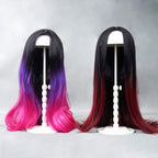 Youngther Wig Stand Adjustable Height Hat Display Portable Folding Wig Head Holders Plastic Wig Stand for Styling Wig Hair Drying Display (White)