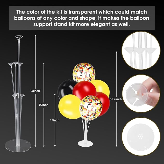 Voircoloria Balloon Stand Kit 4 Sets - Image 3