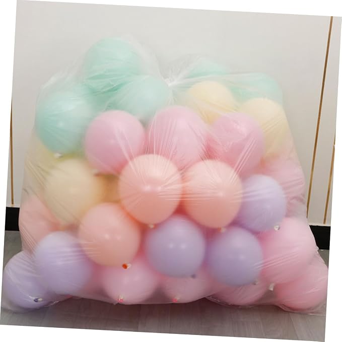 PRETYZOOM 10pcs Large Plastic Balloon Storage Bag Organizer - Image 4