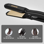 Crimping Iron Hair Crimper for Hair DSHOW Hair Waver Volumizing Crimper with Titanium Ceramic Plates Styling Tools for Women Girls
