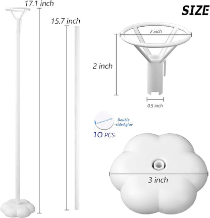 10 Sets Balloon Stick Stand, Holder - Image 4