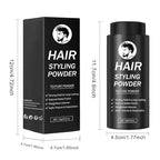 DAMUSI Hair Styling Powder for Men & Women - Volumizing and Texturizing Powder Matte Finish Natural Look Mattifying Hair TexturePowder All-Day Hold(3PCS)
