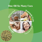 Fennel Essential Oil, 100% Pure Natural for Diffuser Skin DIY - 1 Oz