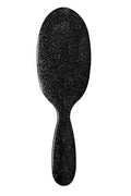 Rock & Ruddle Natural Mixed Boar Bristle Hair Brush for Women and Kids (Small 6.9") - Perfect for Wet or Dry Hair, Detangling Smoothing Blowdrying - Designed & Made in UK - Black Stardust Design