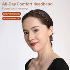 2 Pack Eyewear Headbands No Pressure,No Headache,Comfortable Hairbands for Womens Sisters Girls Gifts-Black,Tortoise