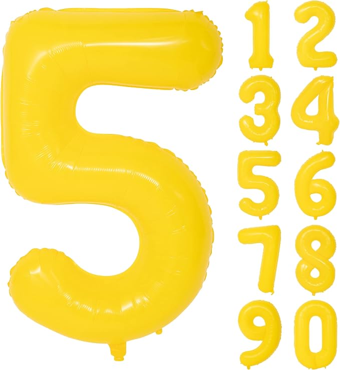 40 In yellow graffiti Number Balloons Helium Foil Mylar Balloon Digital 5 | by Exquisitehighqualitypartydecorationstomeetyoureveryneed%EF%BC%81
