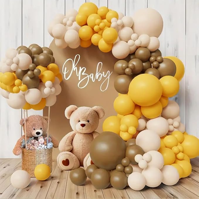 Orange Brown Nude Balloon Arch Kits, Neutral Baby Shower Gender Reveal Birthday - Image 5