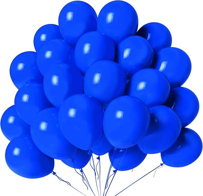 Royal Blue Balloons 100 Pack 12 inch Thicked Latex Party Decoration | Blue by LYNSP