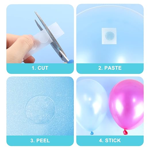 Glue Points Dots Double Sided, Art Craft, Party Supplies 100 Pcs/Roll - Image 3