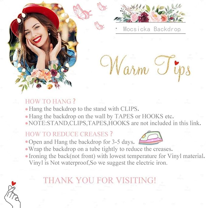 Mocsicka Wedding Flower Backdrop Wall Floral Bridal Shower Backdrops - Image 7