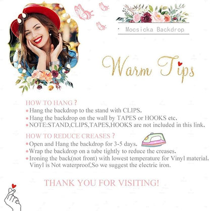 Mocsicka Wedding Flower Backdrop Wall Floral Bridal Shower Backdrops - Image 7