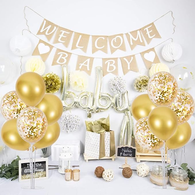 TONIFUL 6 Set Gold Balloon Stand Balloon Centerpieces - Image 4