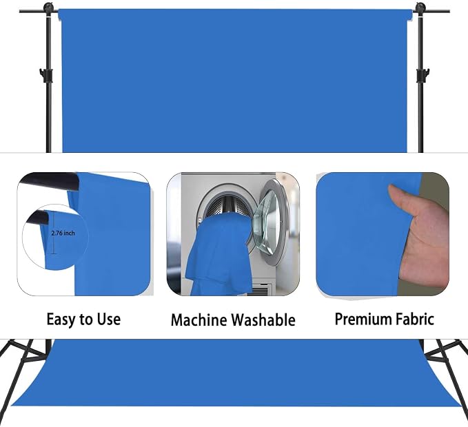 Royal Blue Photography Backdrop - Image 6