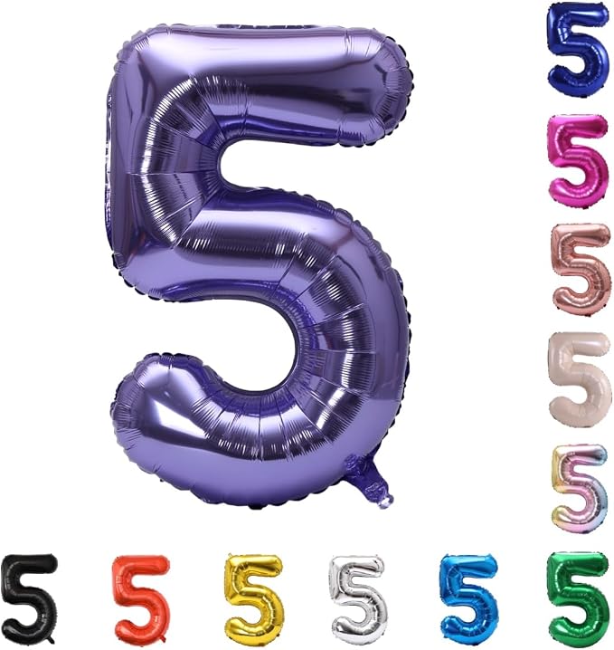 YPSelected 32 Inch Large Foil Helium Number Balloon Birthday Wedding Party 0-9 - Image 2