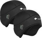 Skull Cap Helmet Liner for Men Women Hard Hat Liner Winter Cycling Cap Under Helmet Thermal Fleece Beanie
