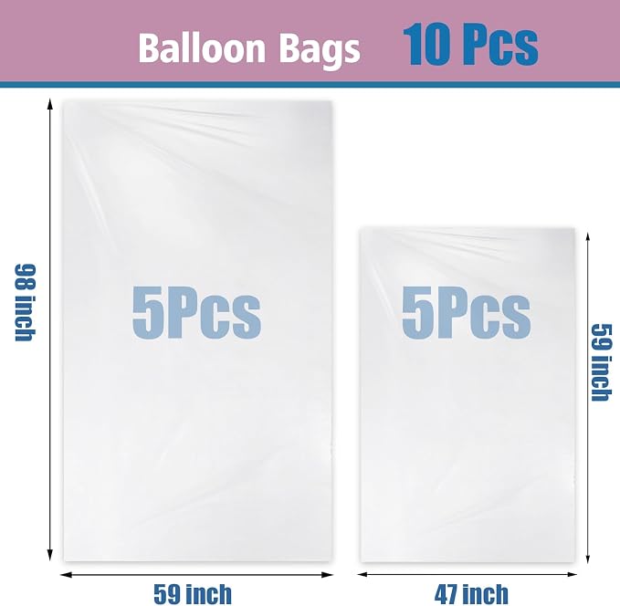 Balloon Bags For Transport 10 Pcs - Image 2