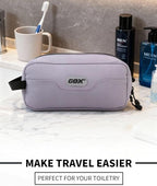 GOX Travel Toiletry Bag Dopp Kit Case for Men Multifunction Packing Organizer Pouch (Lavender purple)