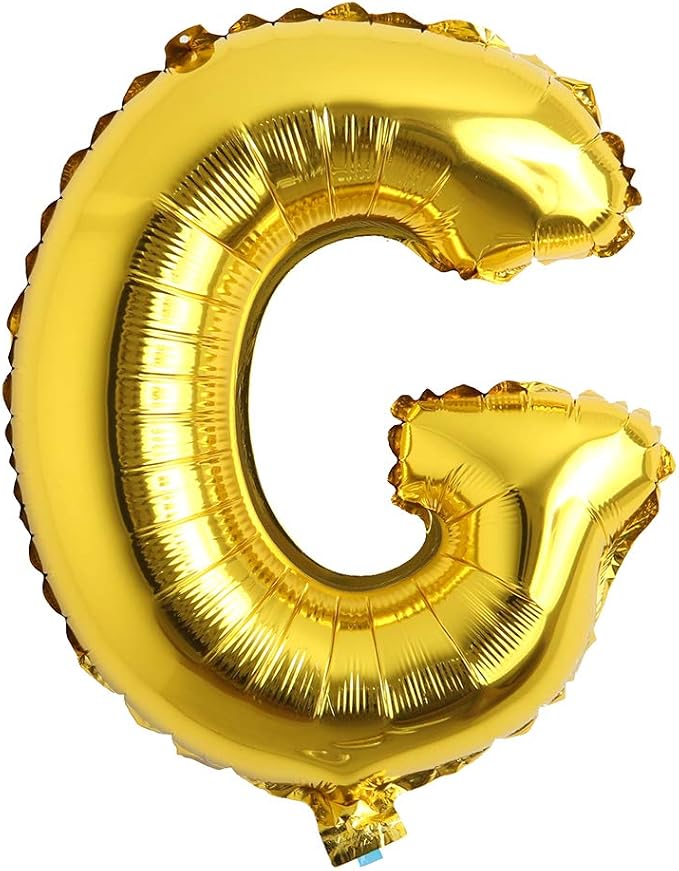 16" Alphabet Letter and Number Balloons Set Package, Aluminum Hanging Foil Film by RUIANSI