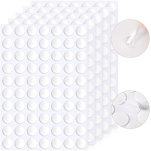 JUNEBRUSHS 350 Pieces Double Sided Sticky Dots, Sticky Tack by JUNEBRUSHS