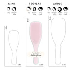 Tangle Teezer Fine & Fragile Ultimate Detangler Brush, Dry & Wet Hair Brush to Detangle & Reduce Breakage, Marshmallow Pink & Mint