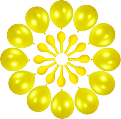 120 Pack Pearl Yellow Balloons, Bright 12 inch Royal Yellow Latex Party Balloons - Image 2