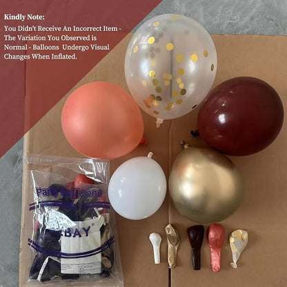 MEBAY Burgundy Balloon Arch Kit - Image 3