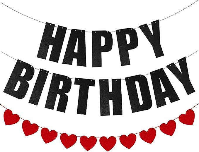 Happy Birthday Banner for Birthday Party Decorations by MEETINGU