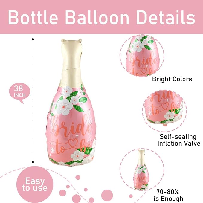 Bride Bottle Balloons - Image 3