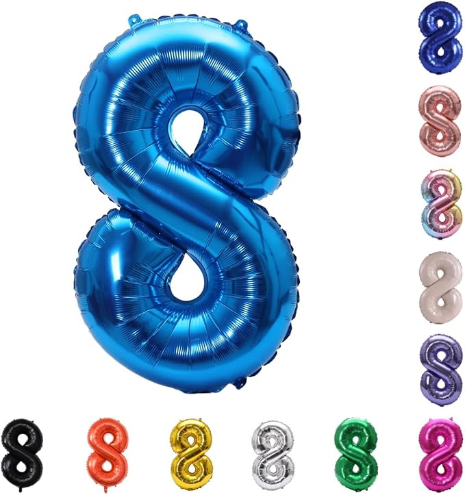 YPSelected 32 Inch Large Foil Helium Number Balloon Birthday Wedding Party 0-9 by YPSelected