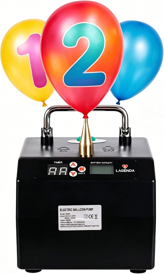 Electric Balloon Pump, Portable Professional Automatic Modeling Balloon by Unknown