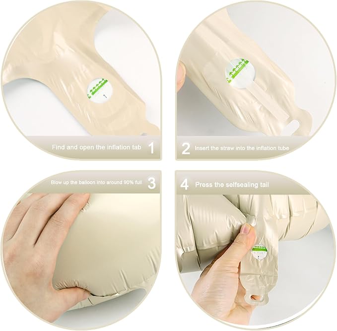 Cream White Foil Number 18 81 Balloon 40 Inch, Helium Mylar Number 18 81 - Image 2