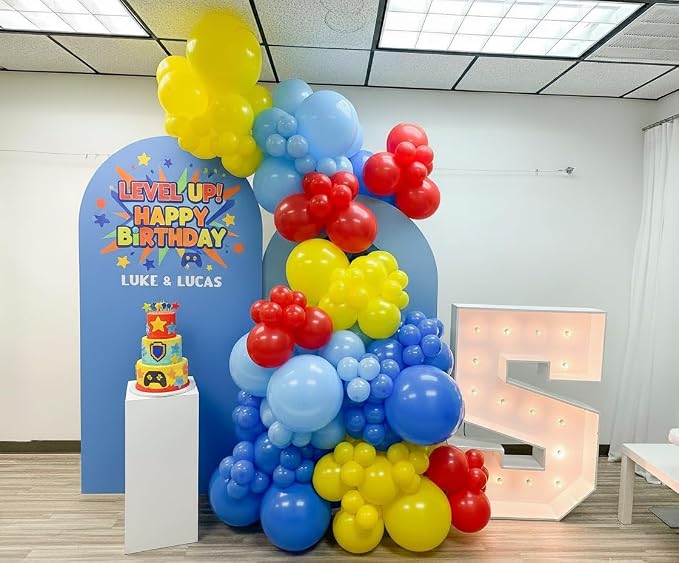 Cartoon Balloon Garland Arch Kit 171pcs - Image 7