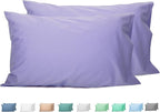 Sunflower King Pillowcases Set of 2, 100% Cotton King Pillow Cases 2, 20×40 inches Lavender, Soft and Breathable