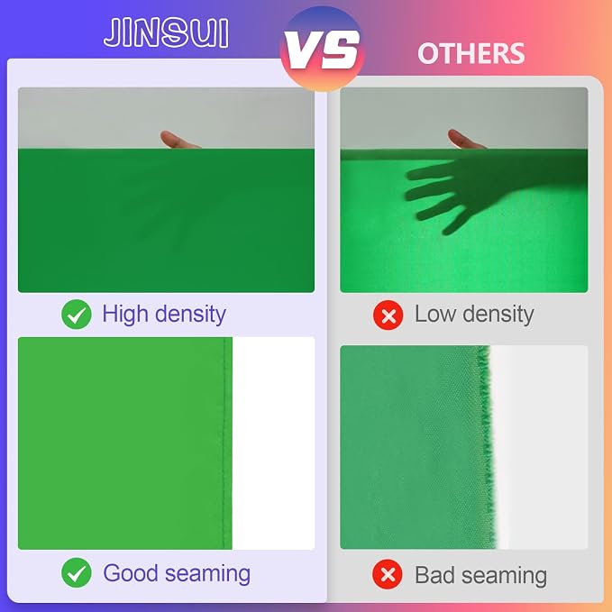 Green Screen Backdrop 10x10 ft, Chroma Key Greenscreen Background - Image 5