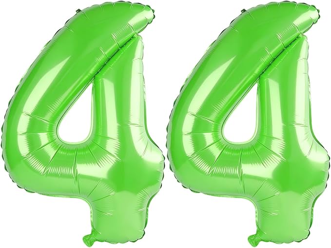 40 Inch Number 44 Balloons for 44th Birthday Party Decorations, 0-100 Fruit by FOBELEC