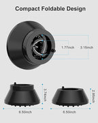 Universal Hair Dryer Diffuser, Foldable Diffuser Attachment for Curly & Wavy Hair, Fits 1.6" to 3.2" Nozzle Dryers, Enhances Curls Definition & Reduces Frizz for Natural Hair(Black)