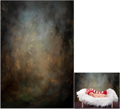 6x9ft Old Master Mottled Portrait Photography Backdrops Abstract Rust Spots by HMTFOTO