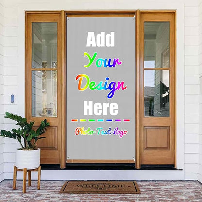Custom Door Cover Banner, Customized Door Banner, by ZOLRITH