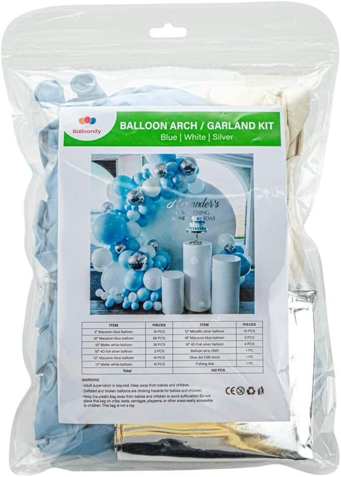 Restaurantware-Balloonify Balloon Garland Set, 1 Party Decoration Kit - Image 2