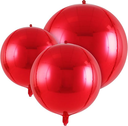 18 Pcs Foil Balloons Shiny Round Balloons Set Large Balloon Garland Arch by TOTAFAM